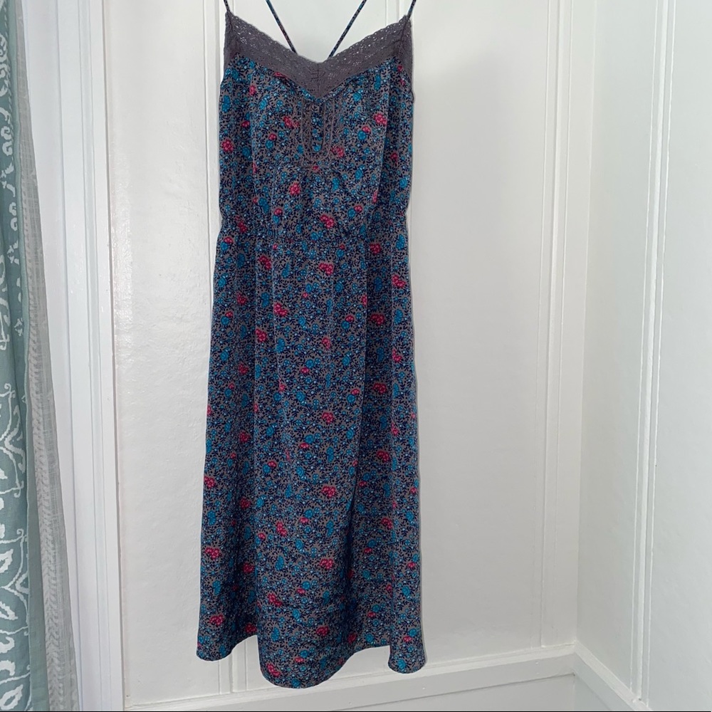 American eagle dress floral 0 airy silk